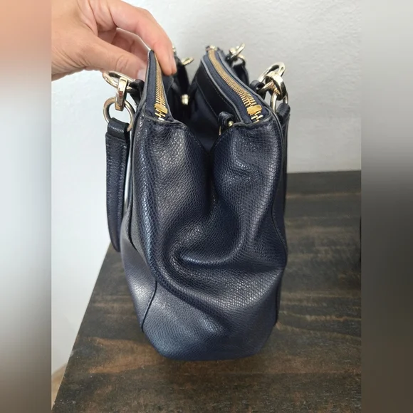 Coach Blue Christie Carry All Shoulder Bag - Picture 8 of 16